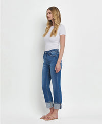 Victoria Cuffed Straight Jeans