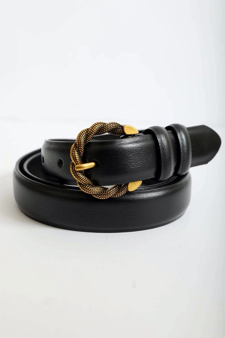 Twisted Buckle Belt