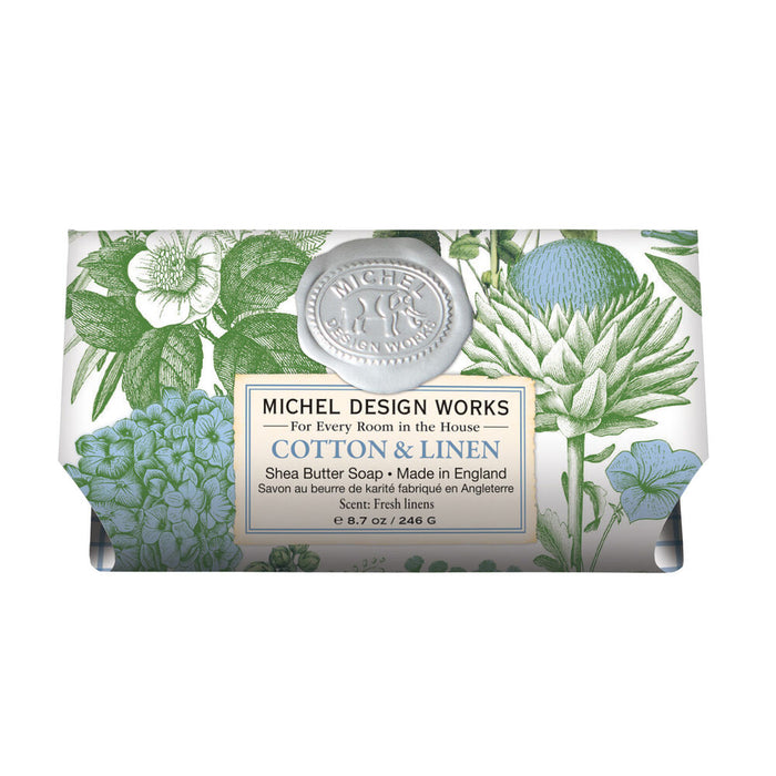 Cotton and Linen Bath Soap Bar