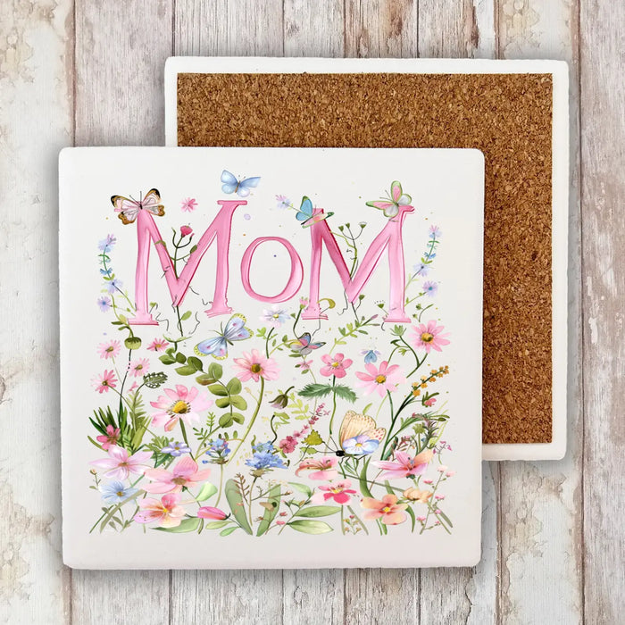 Wildflowers Stone Coaster