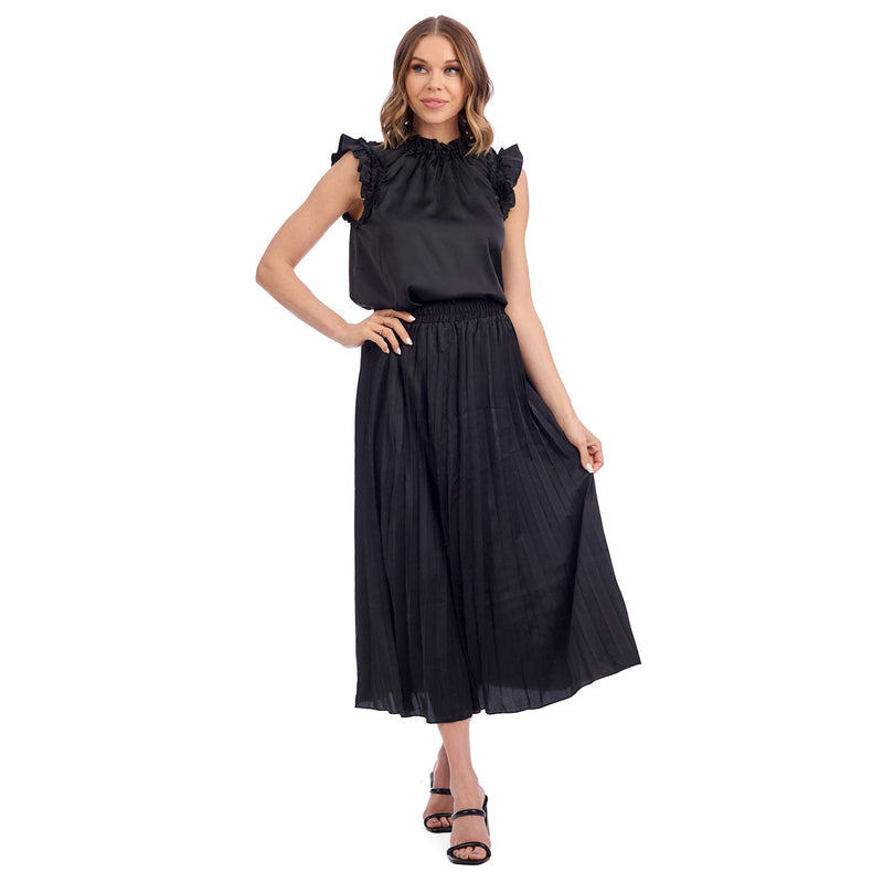 Townes Pleated Skirt