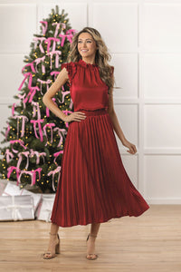 Townes Pleated Skirt
