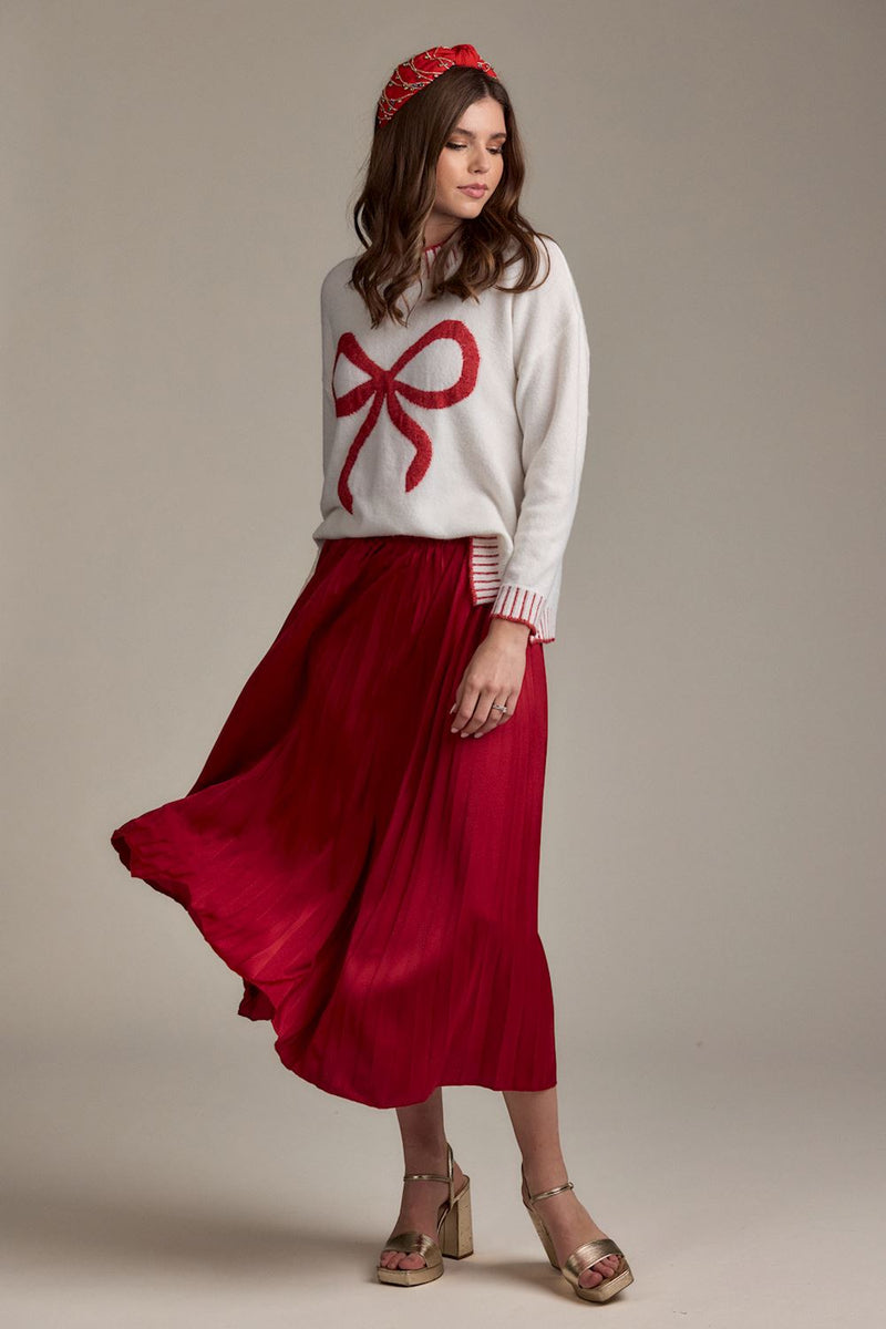 Townes Pleated Skirt