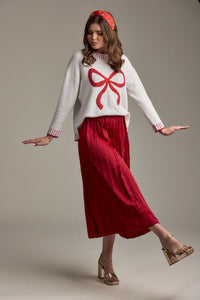 Townes Pleated Skirt