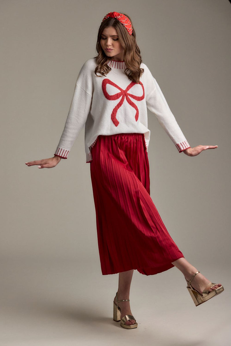 Townes Pleated Skirt