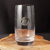 Iced Tea Glass with Initial
