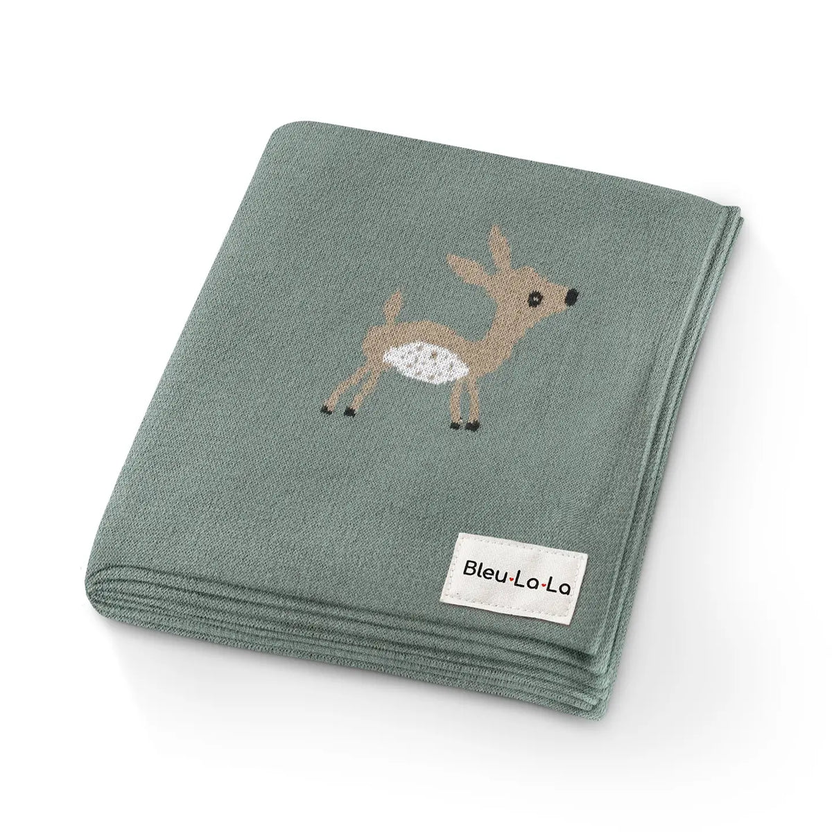 Luxury Cotton Deer Baby Blanket