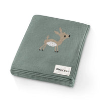 Luxury Cotton Deer Baby Blanket