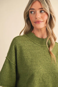 Marled Knit Sweater