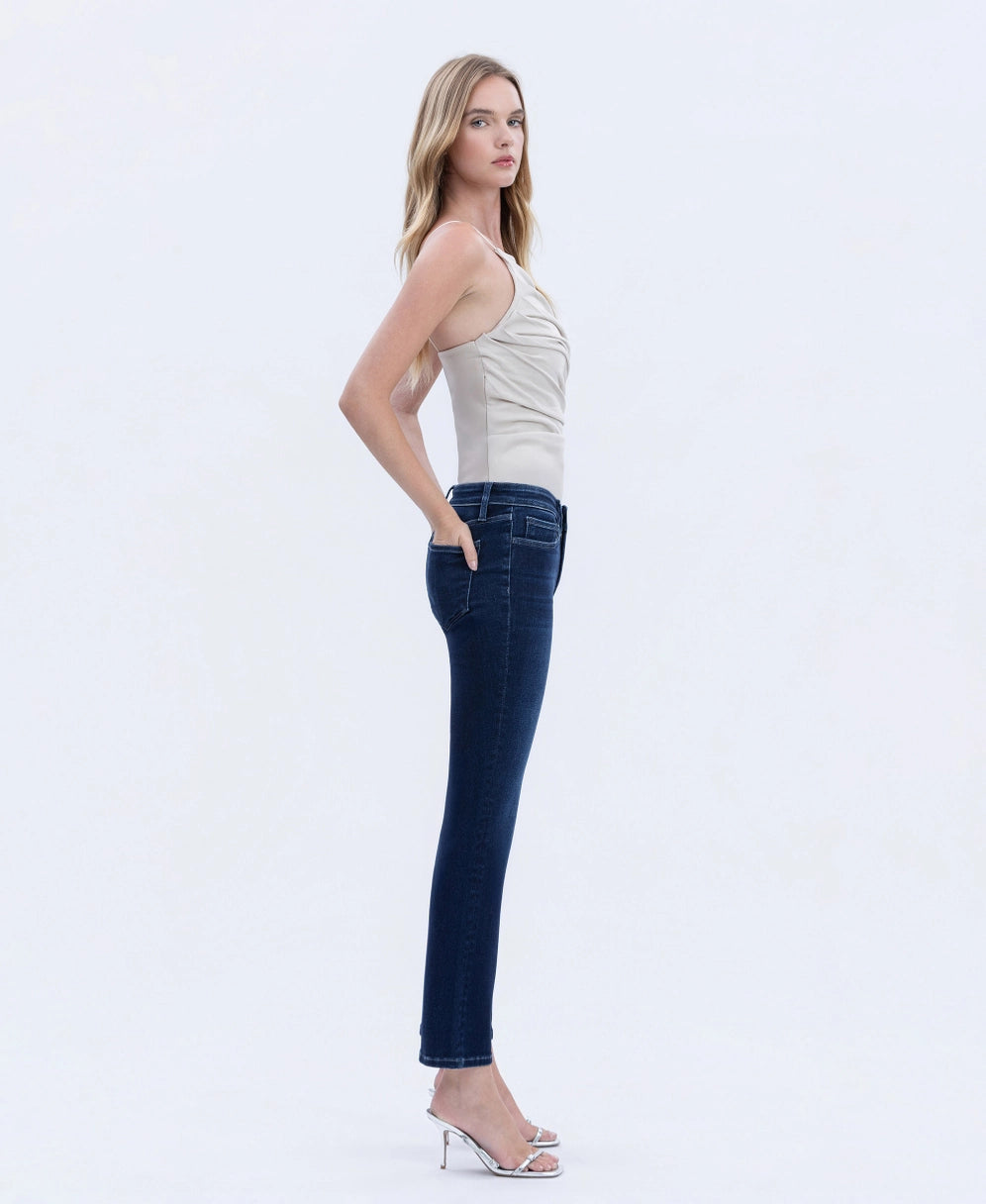 Ankle Slim Straight Jeans