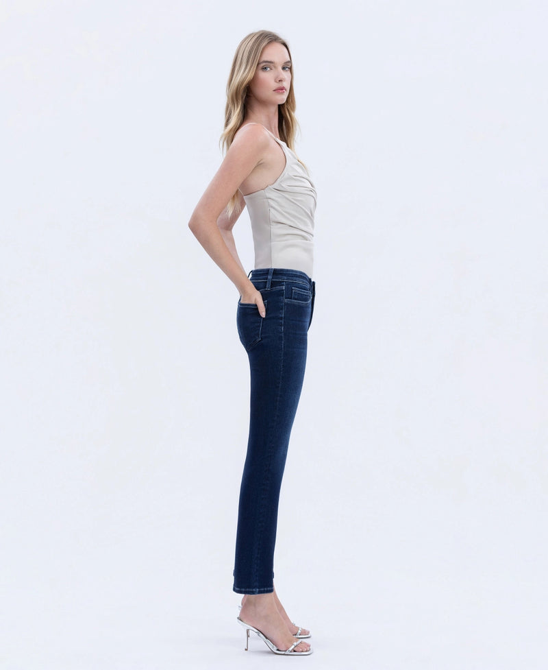 Ankle Slim Straight Jeans
