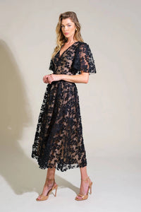 Lace Midi Dress