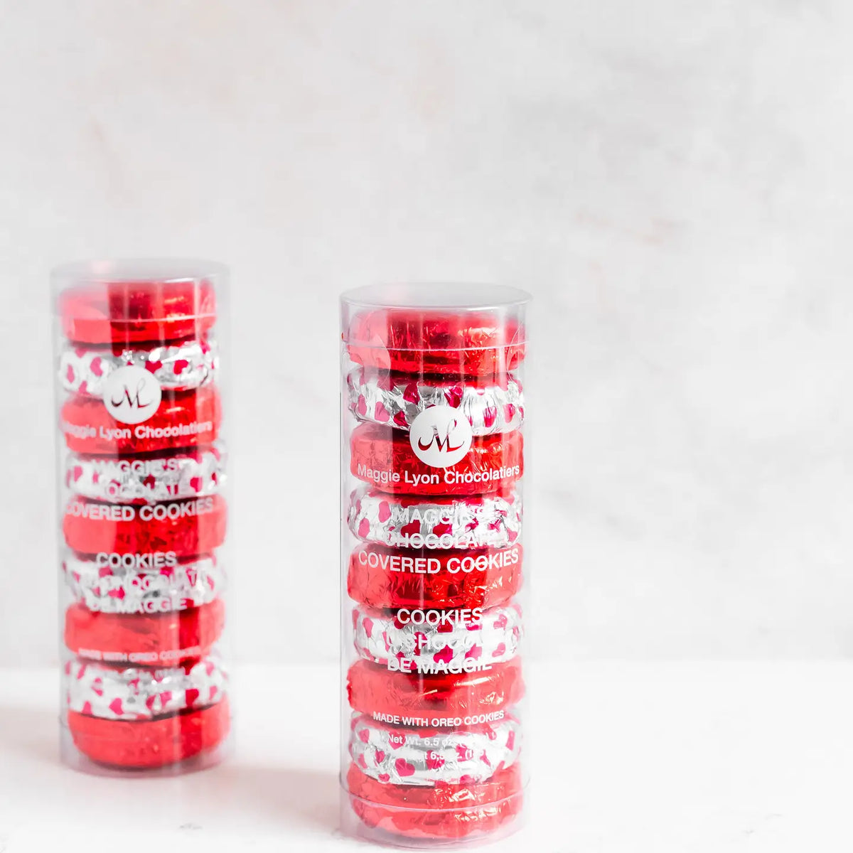 Valentine Chocolate Covered Cookies Sleeve