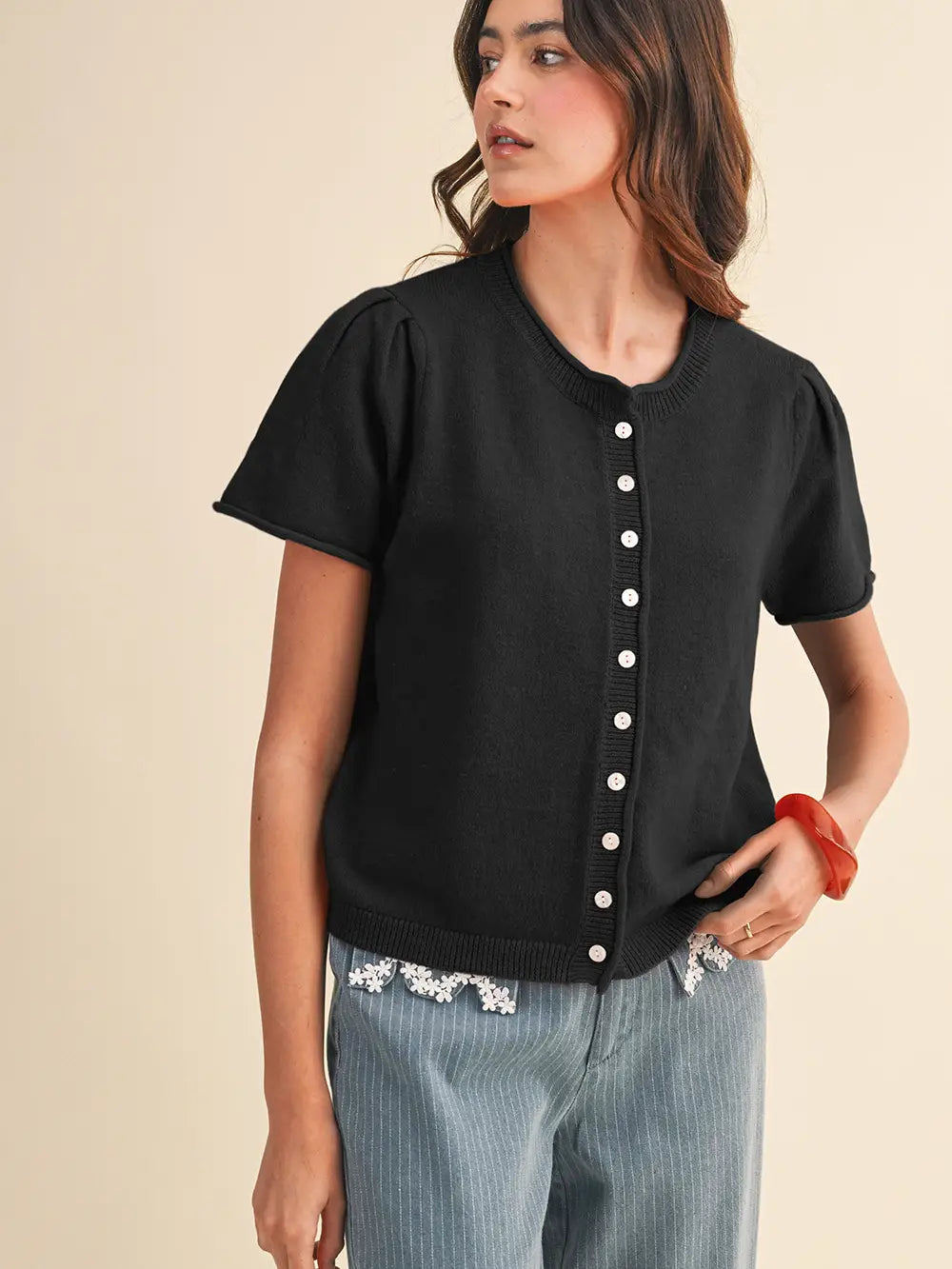 Short Sleeve Cardigan