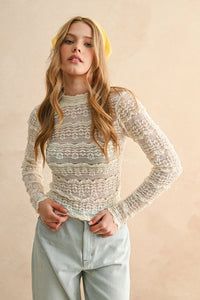 Lace Textured Blouse