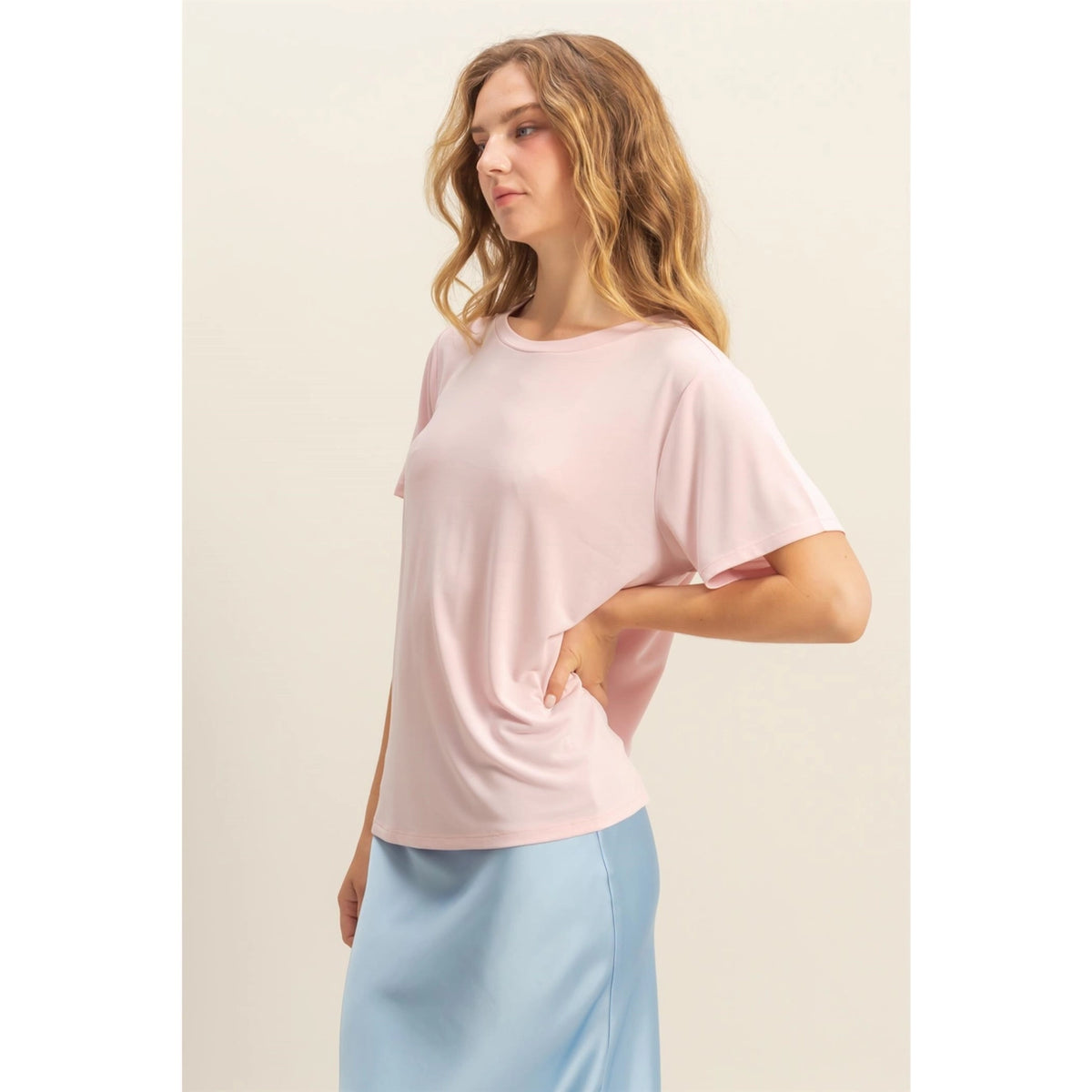 Round Neck Basic Tee