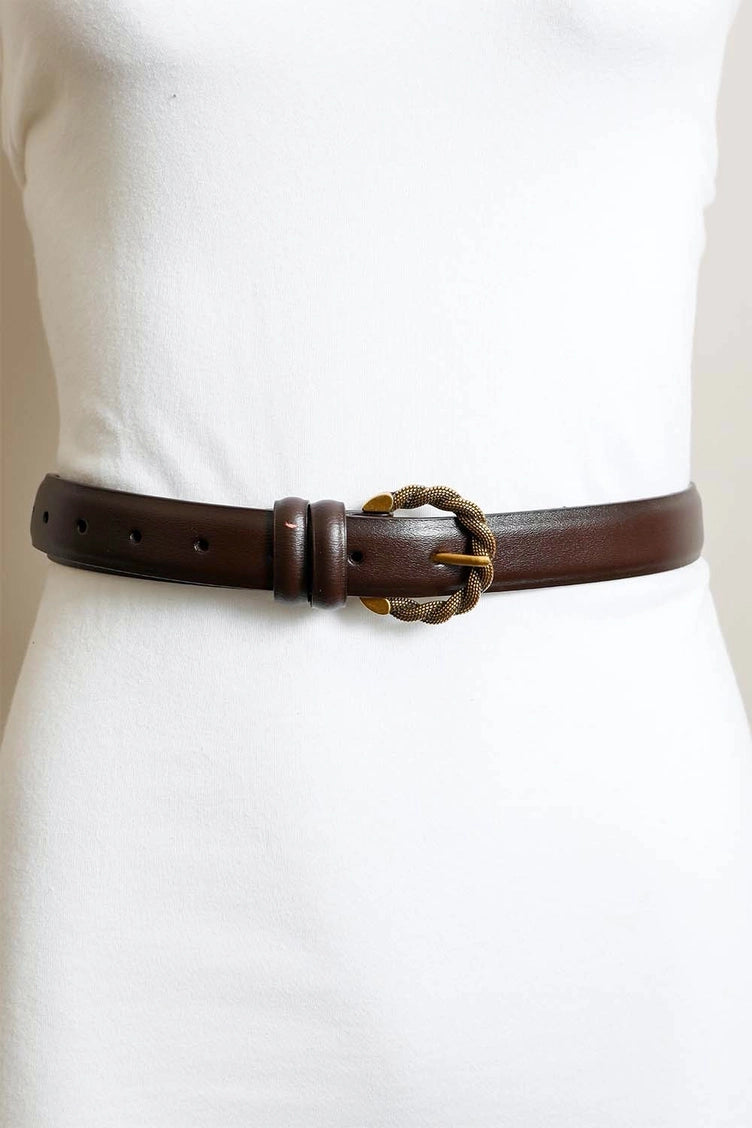 Twisted Buckle Belt