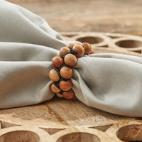 Wooden Bead Napkin Ring