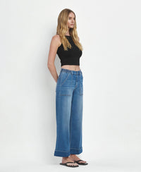 Double Cuff Baggy Jeans