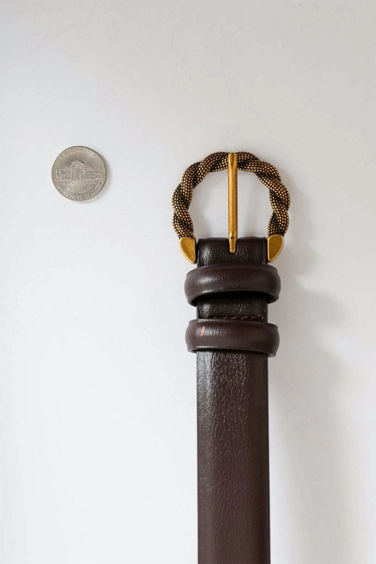 Twisted Buckle Belt