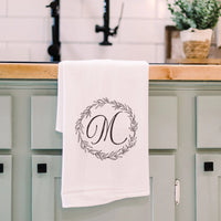Monogrammed Tea Towel