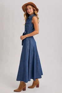 Denim Maxi Dress