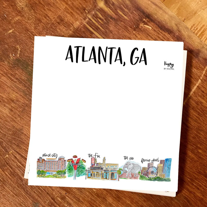 Atlanta Landmarks Notepad