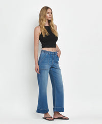 Double Cuff Baggy Jeans