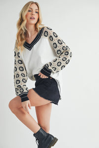 Deina Crochet Sleeve Tee