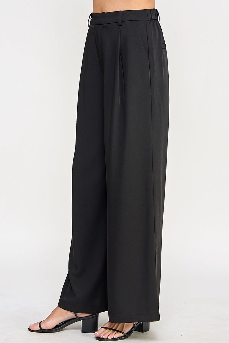 Pleat Front Drapey Trousers