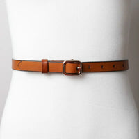 Skinny Leather Belt