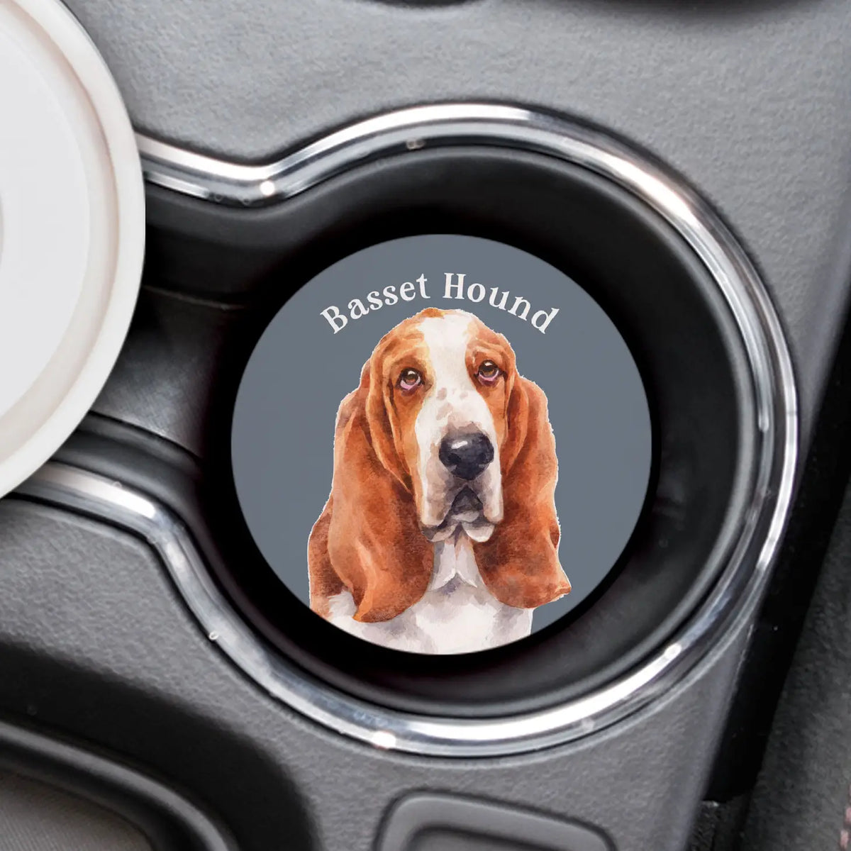 Basset Hound Car Coaster