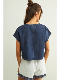 Flag Patch Dolman Top