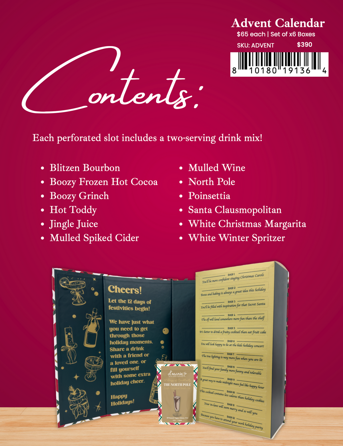 Advent Calendar Slush Mix Set