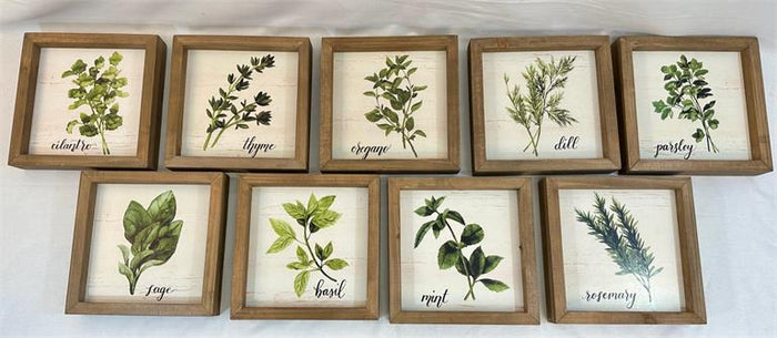 Framed Herb Print