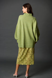 Funnel Neck Oversized Pullover