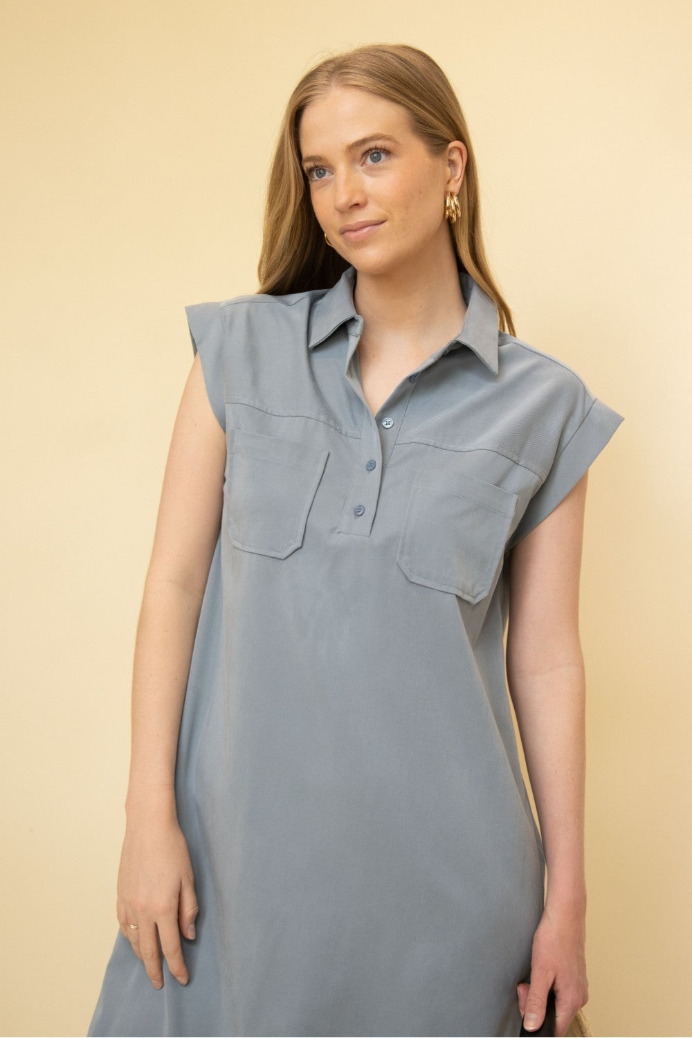 Sleeveless Midi Dress