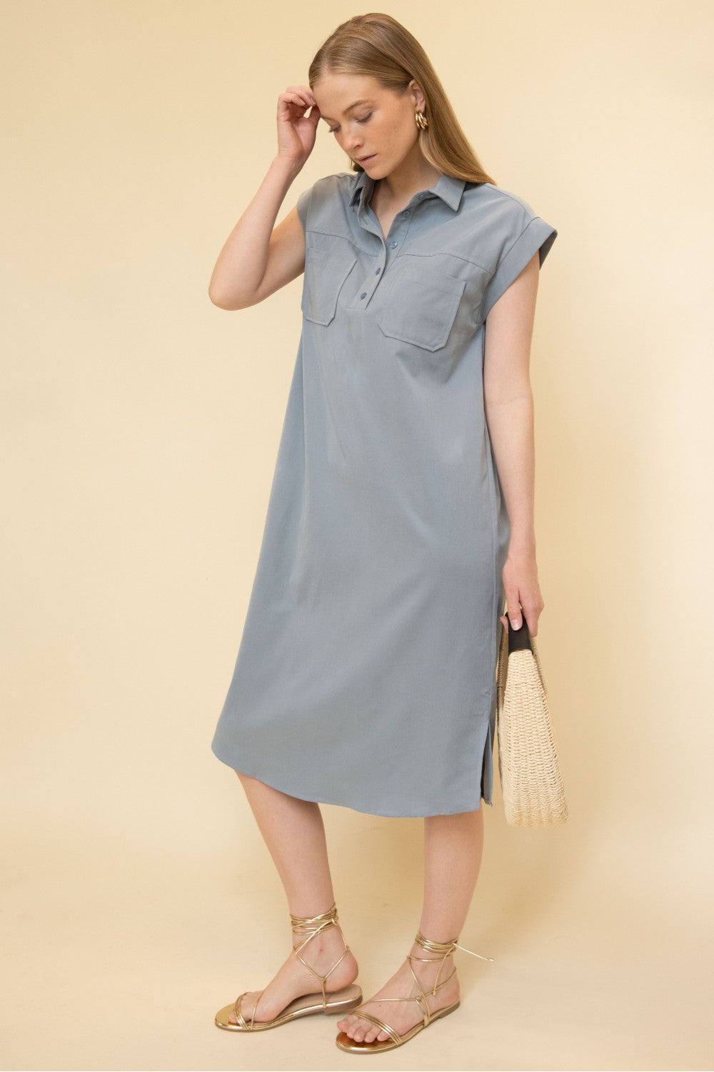 Sleeveless Midi Dress