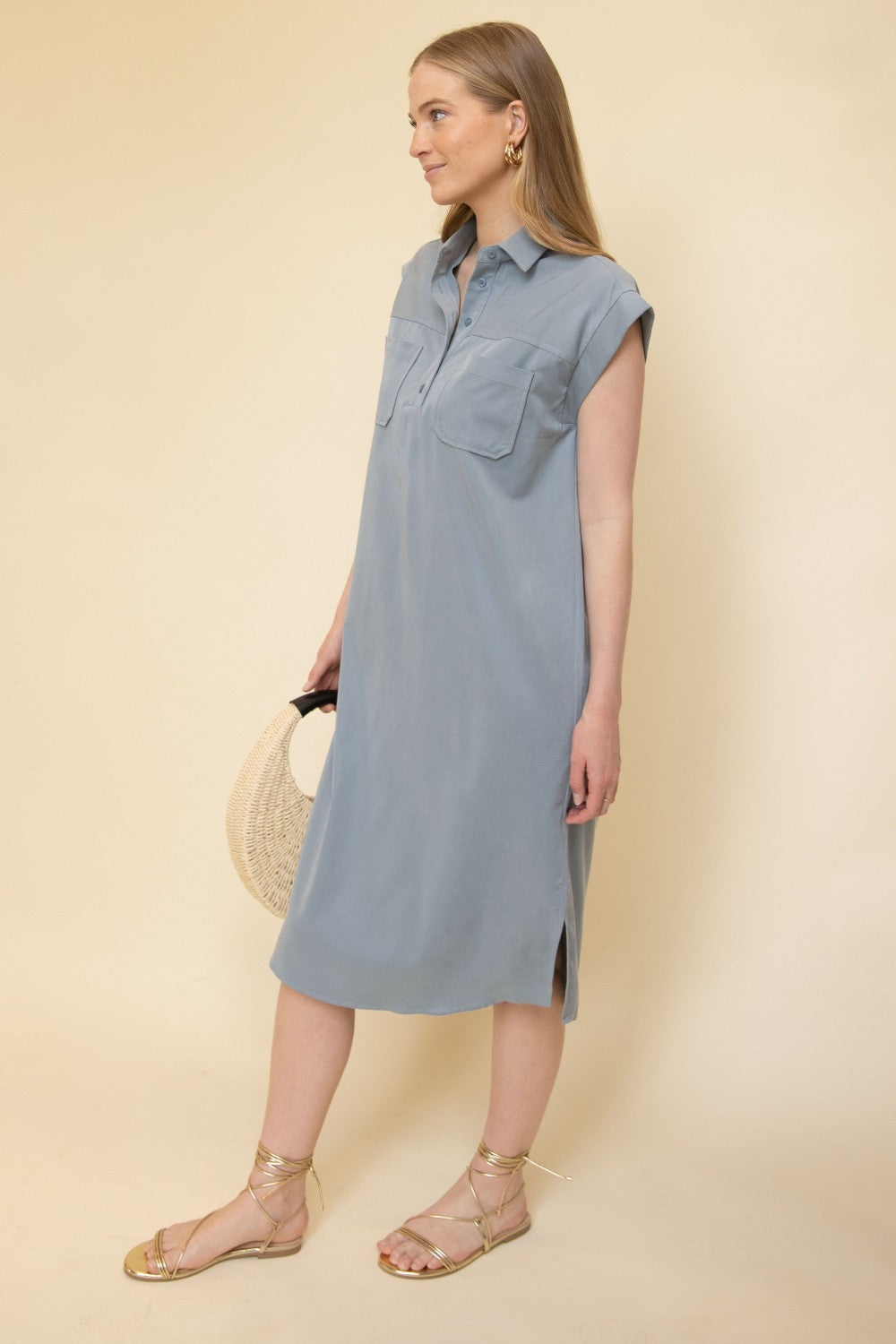 Sleeveless Midi Dress