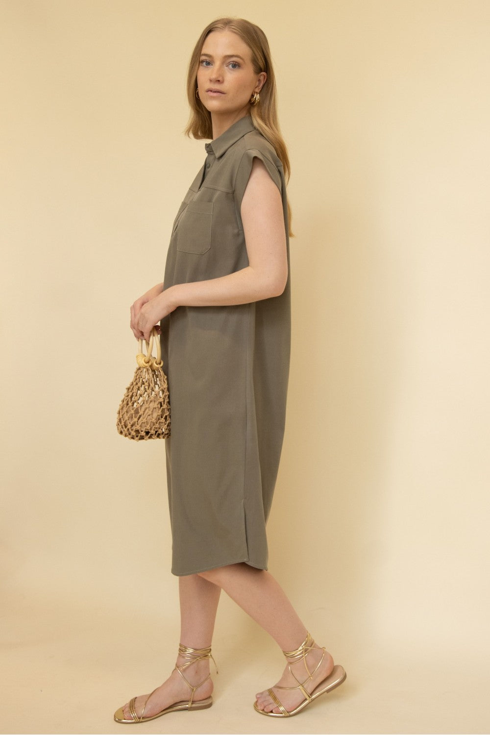 Sleeveless Midi Dress