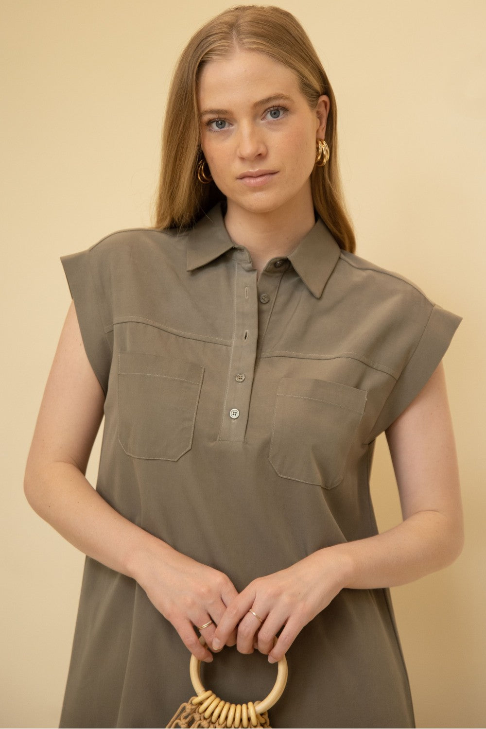 Sleeveless Midi Dress