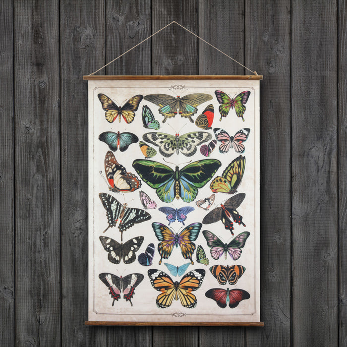 Butterflies Scroll Wall Decor