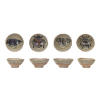 Insect/Bird Stoneware Dish