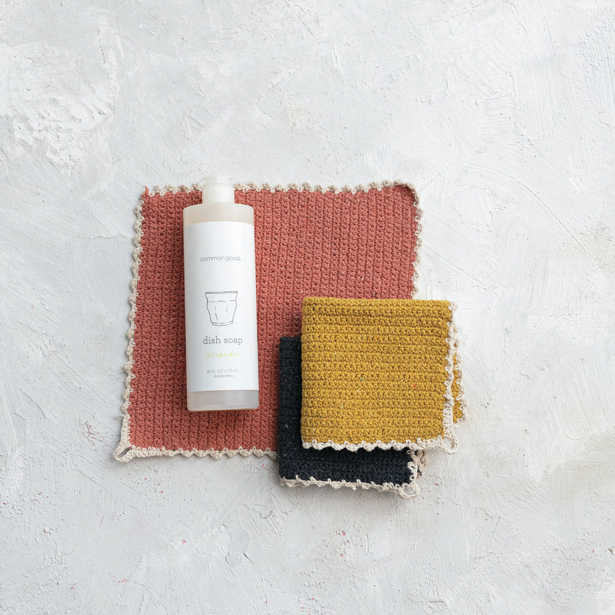 Crocheted Dish Towel Set