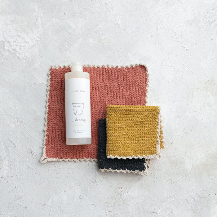 Crocheted Dish Towel Set