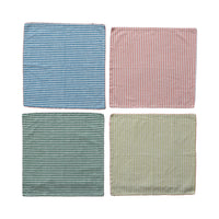 Cotton Striped Napkin Set