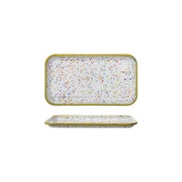 Metal Splatterware Plate