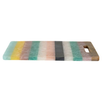 Striped Cheese Serving Board