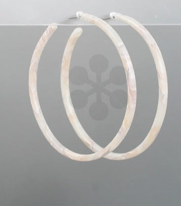 Round Marble Hoops