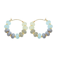 Rondelle Bead Hoops